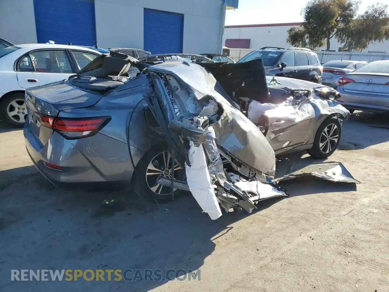 3 Photograph of a damaged car 3N1AB8CVXMY308666 NISSAN SENTRA 2021