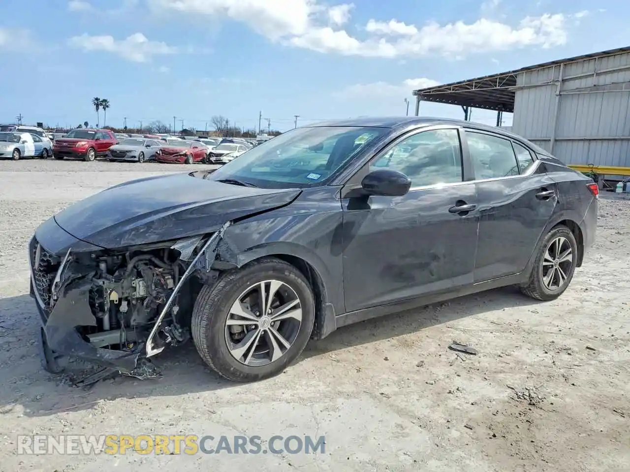 1 fotografías del automóvil dañado 3N1AB8CVXMY308893 NISSAN SENTRA 2021