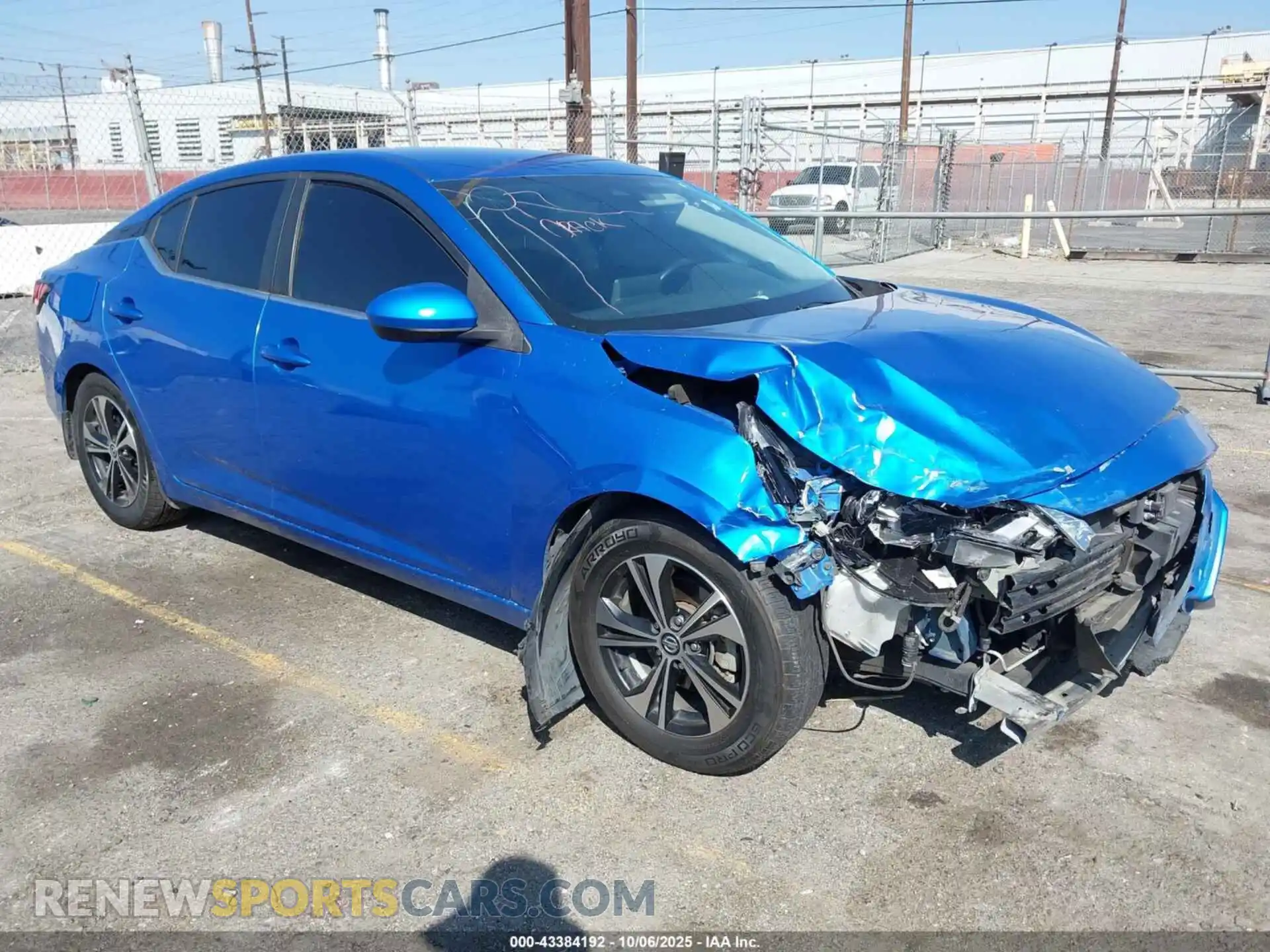 1 Photograph of a damaged car 3N1AB8CVXMY309039 NISSAN SENTRA 2021