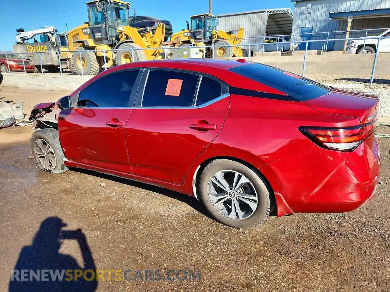 2 Photograph of a damaged car 3N1AB8CVXMY309834 NISSAN SENTRA 2021