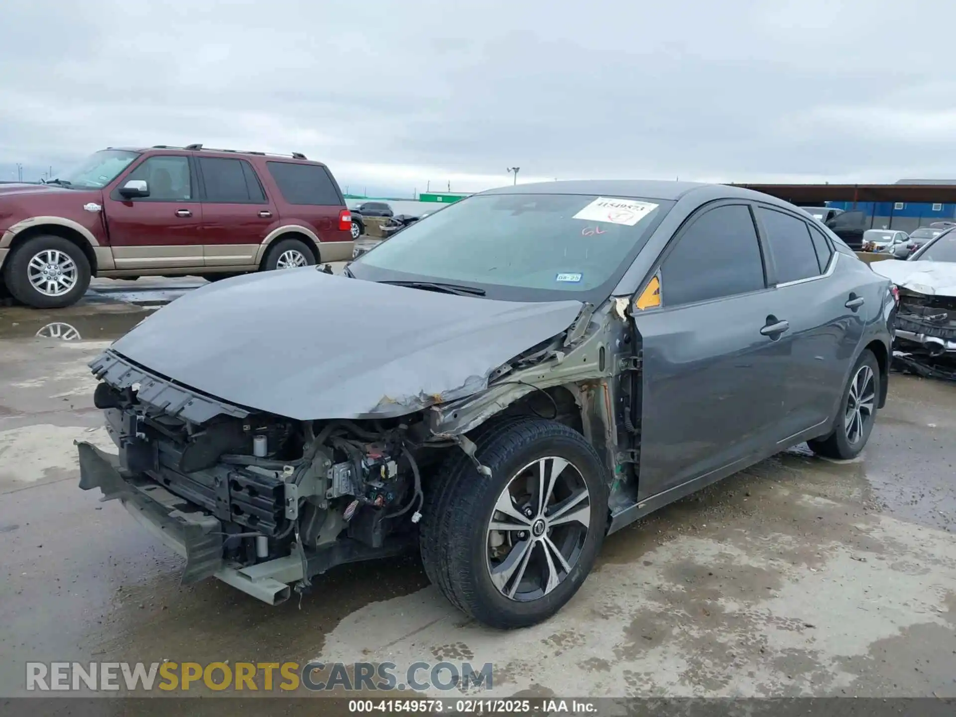 2 Photograph of a damaged car 3N1AB8CVXMY310112 NISSAN SENTRA 2021