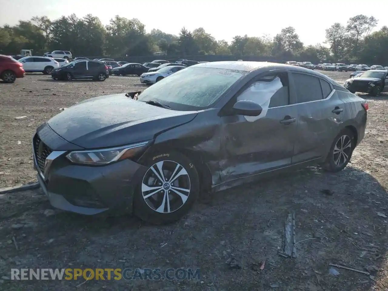 1 Photograph of a damaged car 3N1AB8CVXMY310286 NISSAN SENTRA 2021