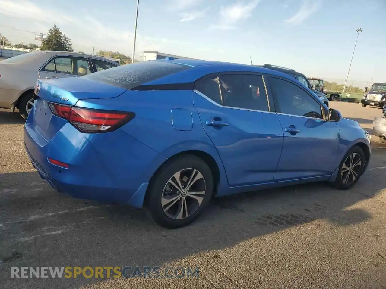 3 Photograph of a damaged car 3N1AB8CVXMY313933 NISSAN SENTRA 2021