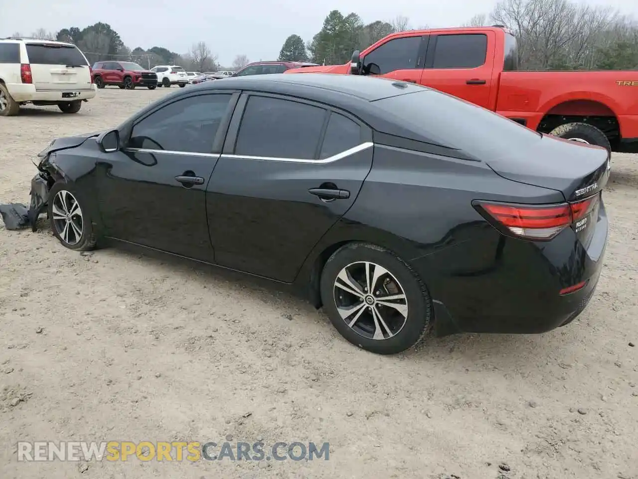 2 Photograph of a damaged car 3N1AB8CVXMY314421 NISSAN SENTRA 2021