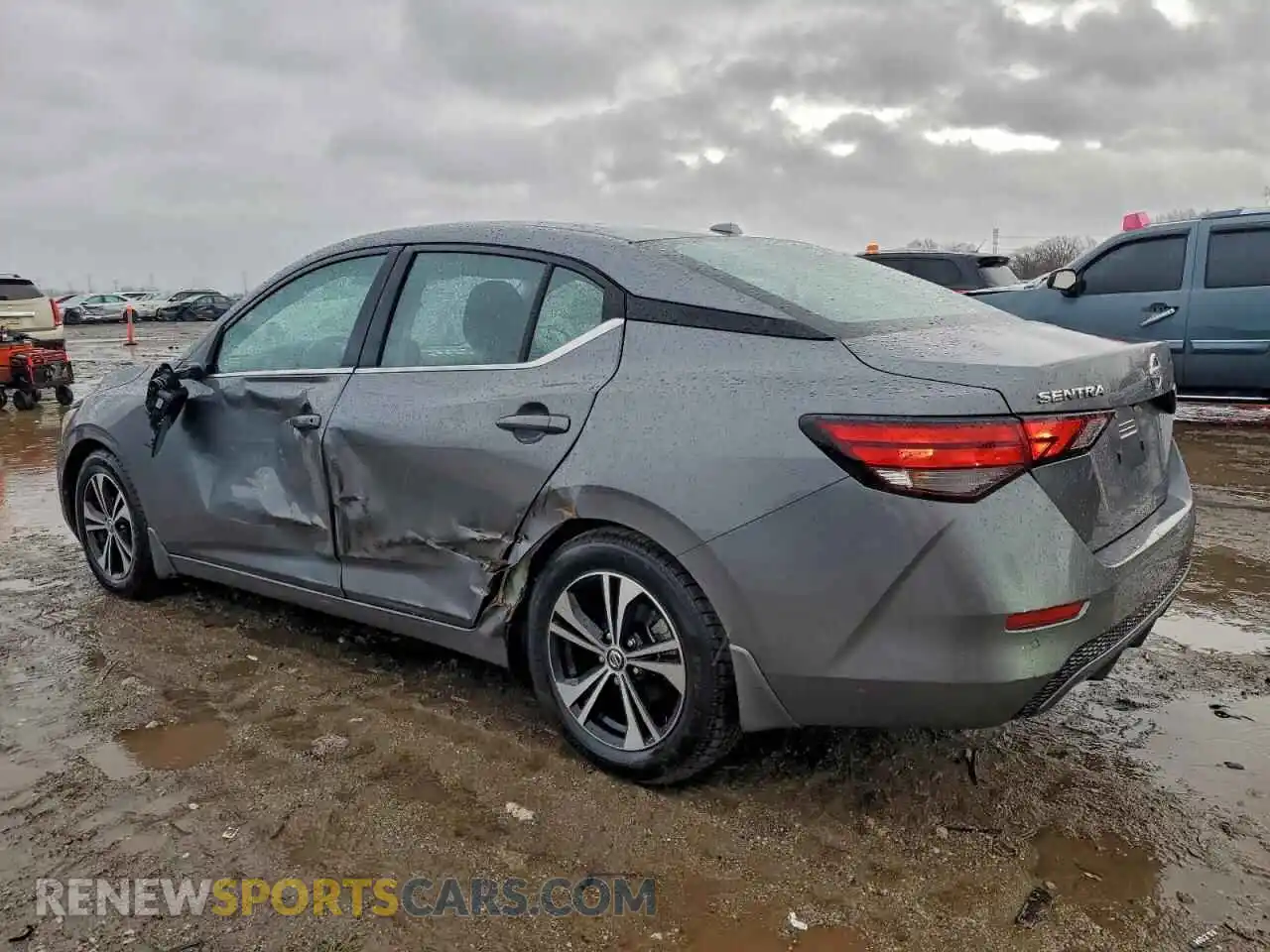2 Photograph of a damaged car 3N1AB8CVXMY316721 NISSAN SENTRA 2021