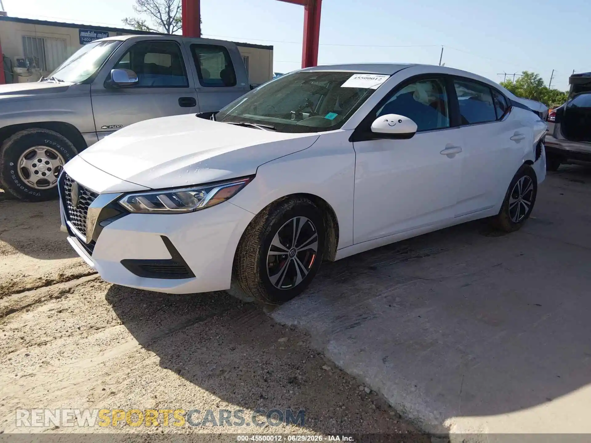 2 Photograph of a damaged car 3N1AB8CVXMY316945 NISSAN SENTRA 2021