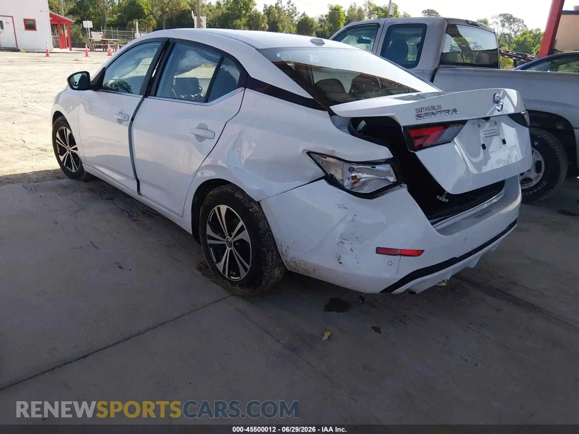 3 Photograph of a damaged car 3N1AB8CVXMY316945 NISSAN SENTRA 2021