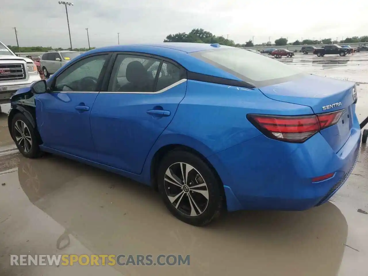 2 Photograph of a damaged car 3N1AB8CVXMY317285 NISSAN SENTRA 2021