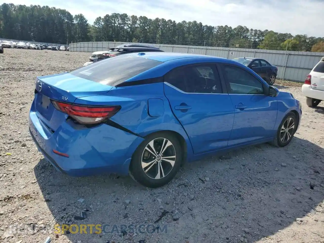 3 Photograph of a damaged car 3N1AB8CVXMY317416 NISSAN SENTRA 2021