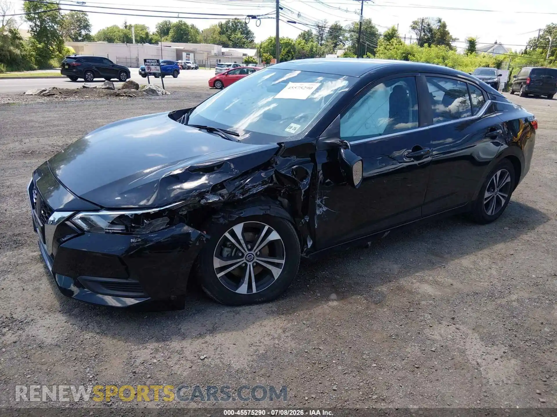 2 Photograph of a damaged car 3N1AB8CVXMY318663 NISSAN SENTRA 2021