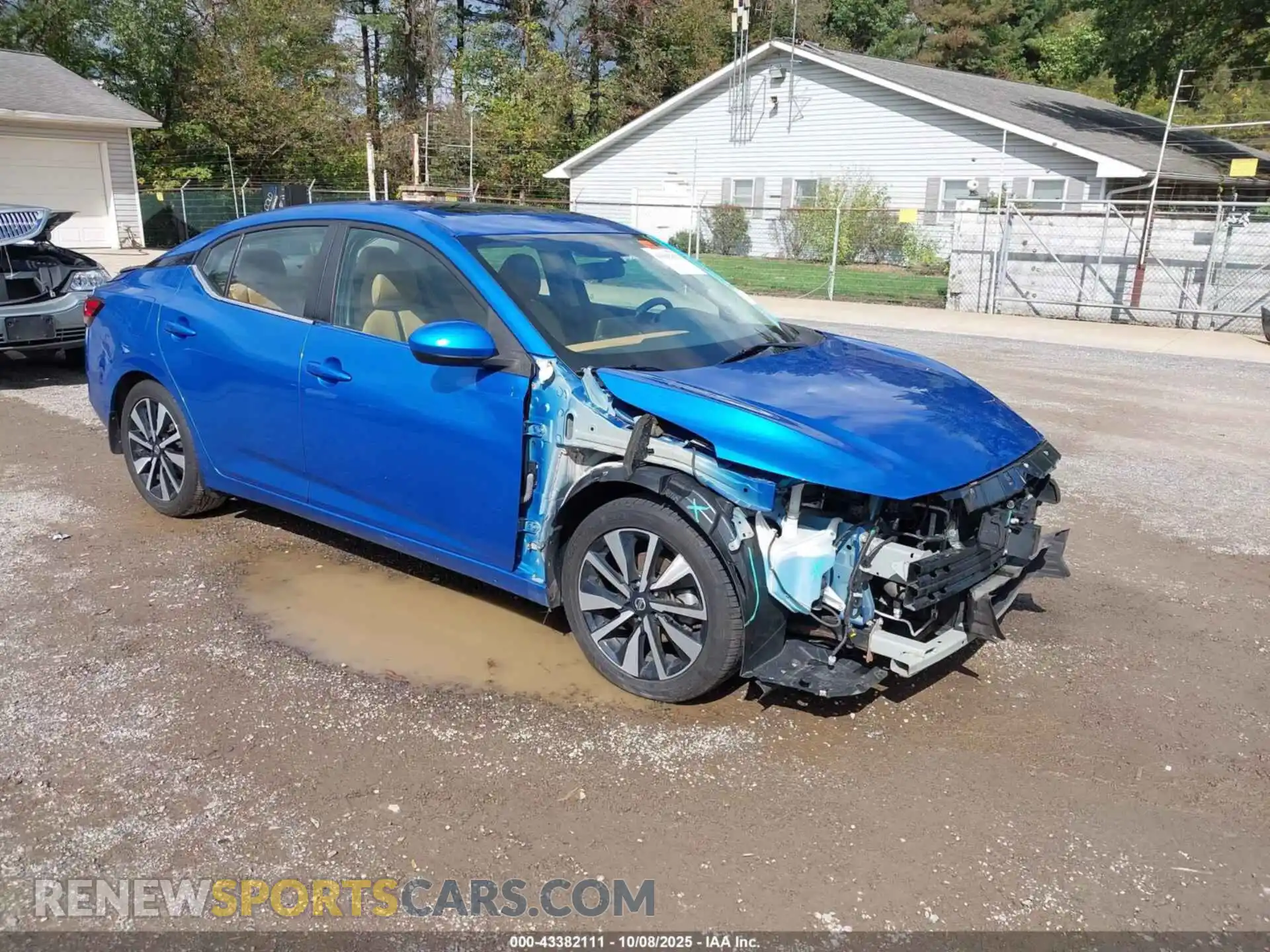 1 Photograph of a damaged car 3N1AB8CVXMY323958 NISSAN SENTRA 2021