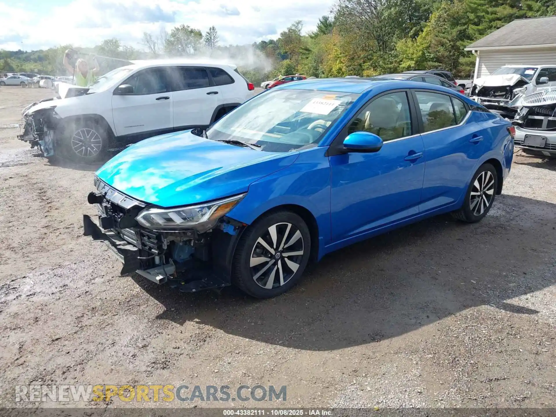 2 Photograph of a damaged car 3N1AB8CVXMY323958 NISSAN SENTRA 2021