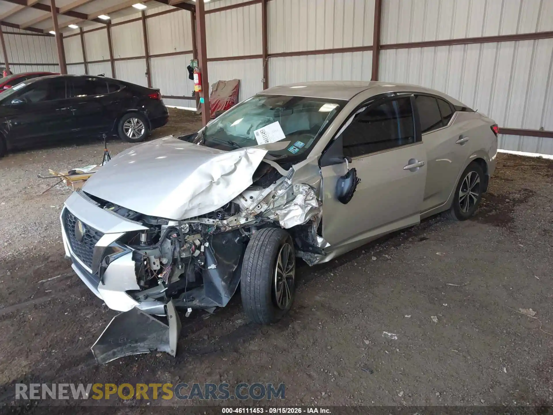 2 Photograph of a damaged car 3N1AB8CVXMY324334 NISSAN SENTRA 2021