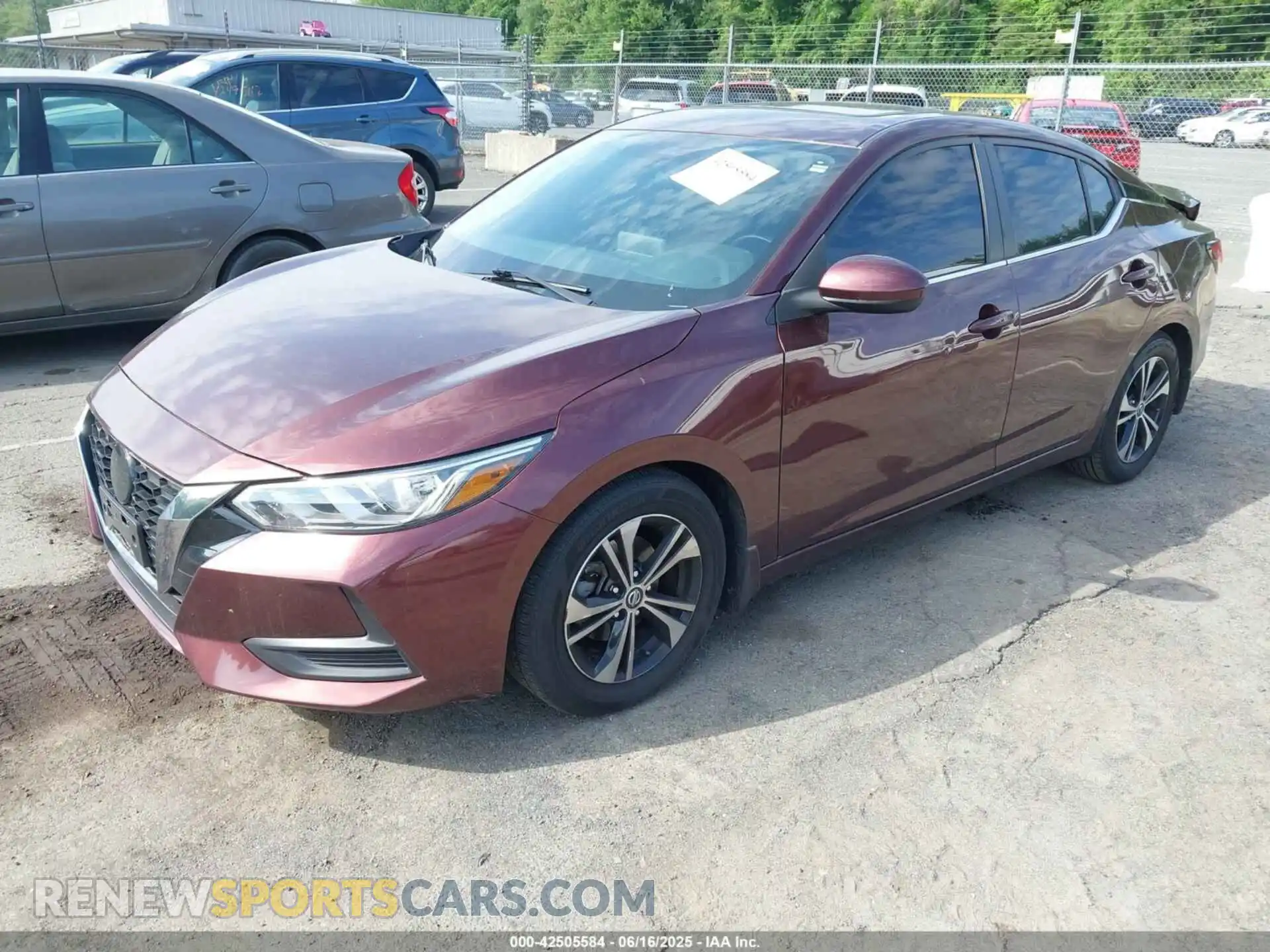 2 Photograph of a damaged car 3N1AB8CVXMY326228 NISSAN SENTRA 2021