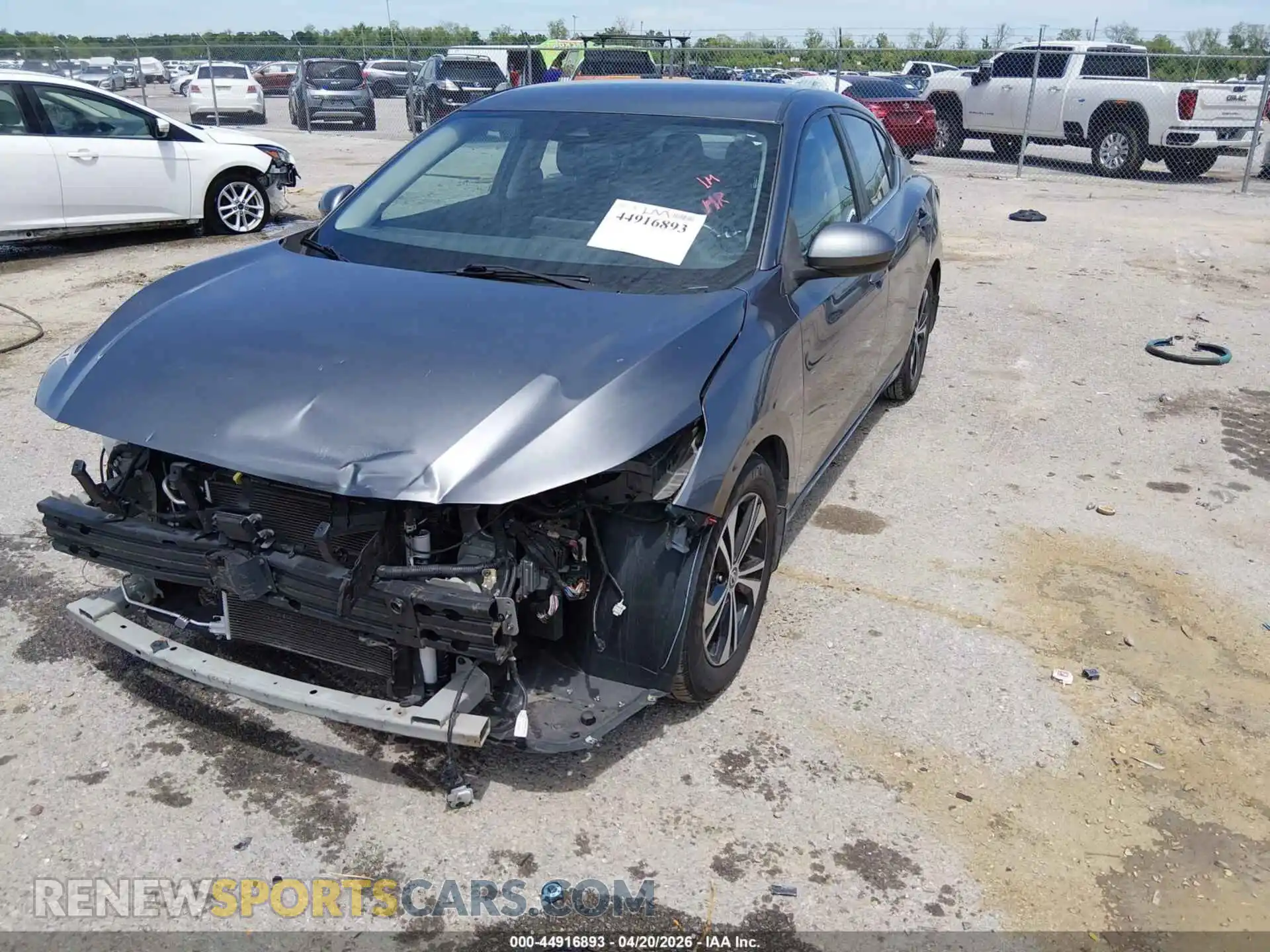 2 Photograph of a damaged car 3N1AB8CVXMY328108 NISSAN SENTRA 2021
