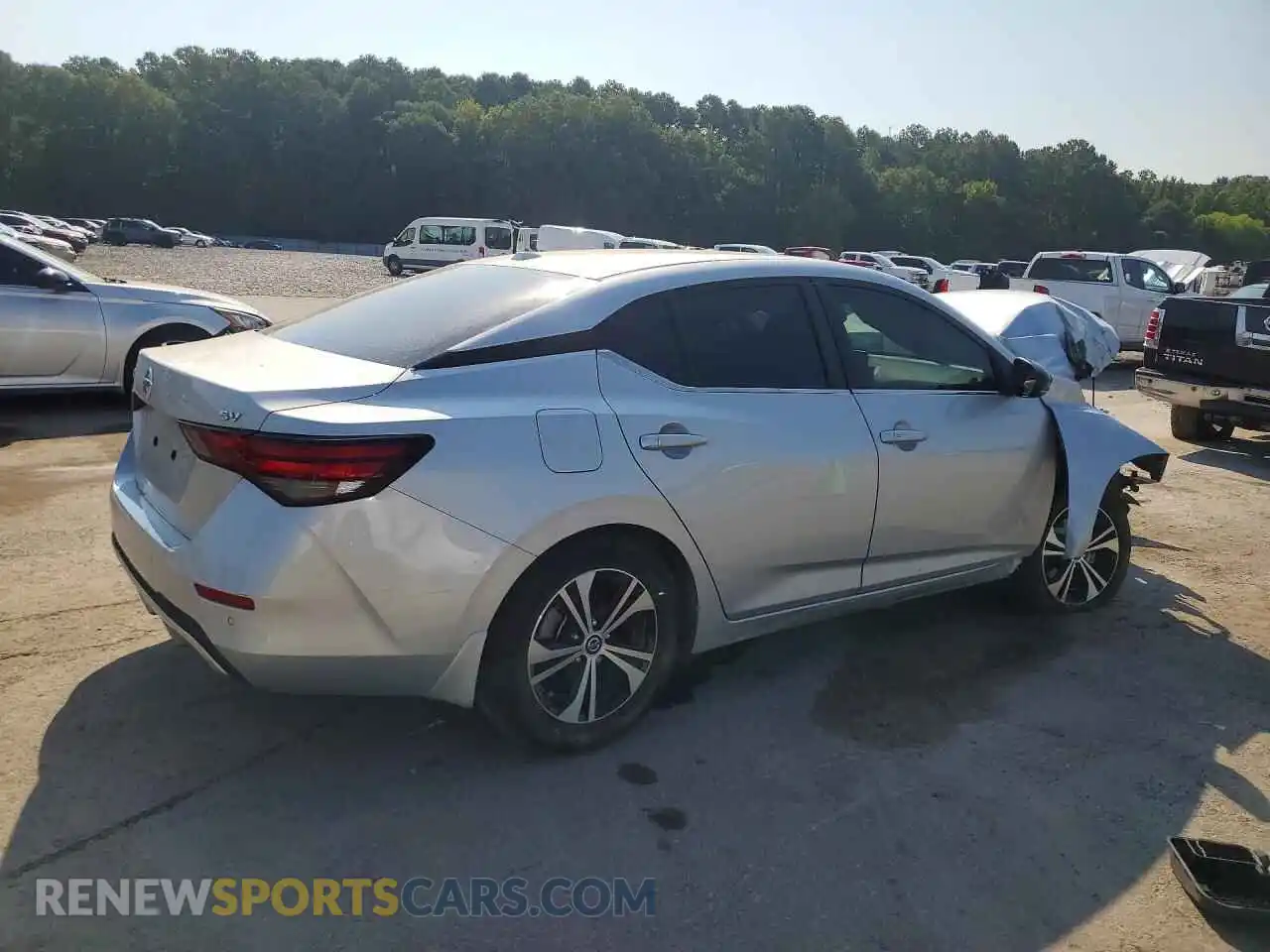 3 Photograph of a damaged car 3N1AB8CVXMY329436 NISSAN SENTRA 2021