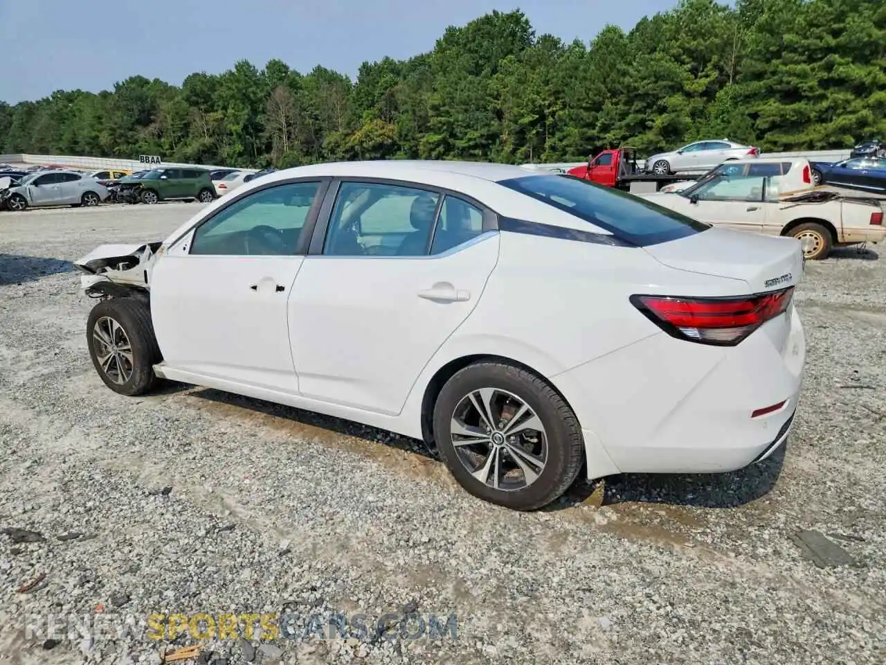2 Photograph of a damaged car 3N1AB8CVXMY330229 NISSAN SENTRA 2021