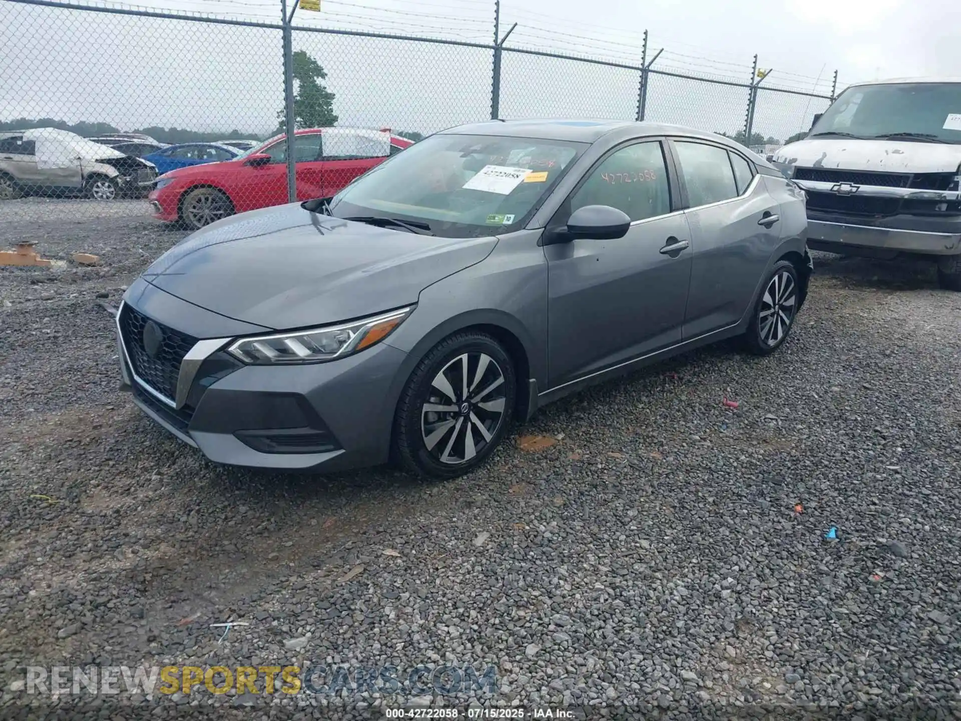 2 Photograph of a damaged car 3N1AB8CVXMY330750 NISSAN SENTRA 2021