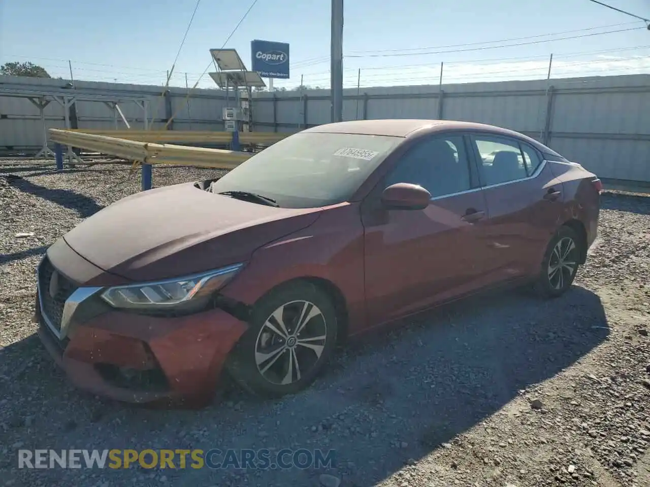 1 Фотография поврежденного автомобиля 3N1AB8CVXMY330778 NISSAN SENTRA 2021