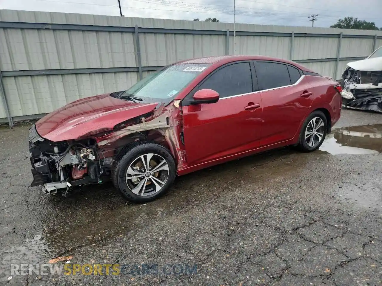 1 Photograph of a damaged car 3N1AB8CVXMY330795 NISSAN SENTRA 2021