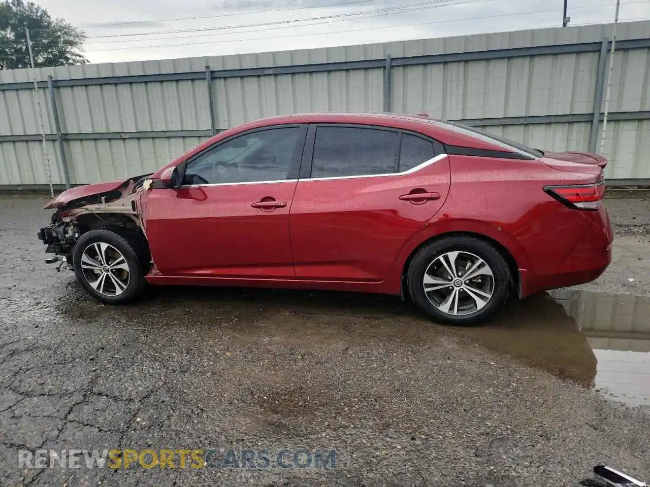 2 Photograph of a damaged car 3N1AB8CVXMY330795 NISSAN SENTRA 2021