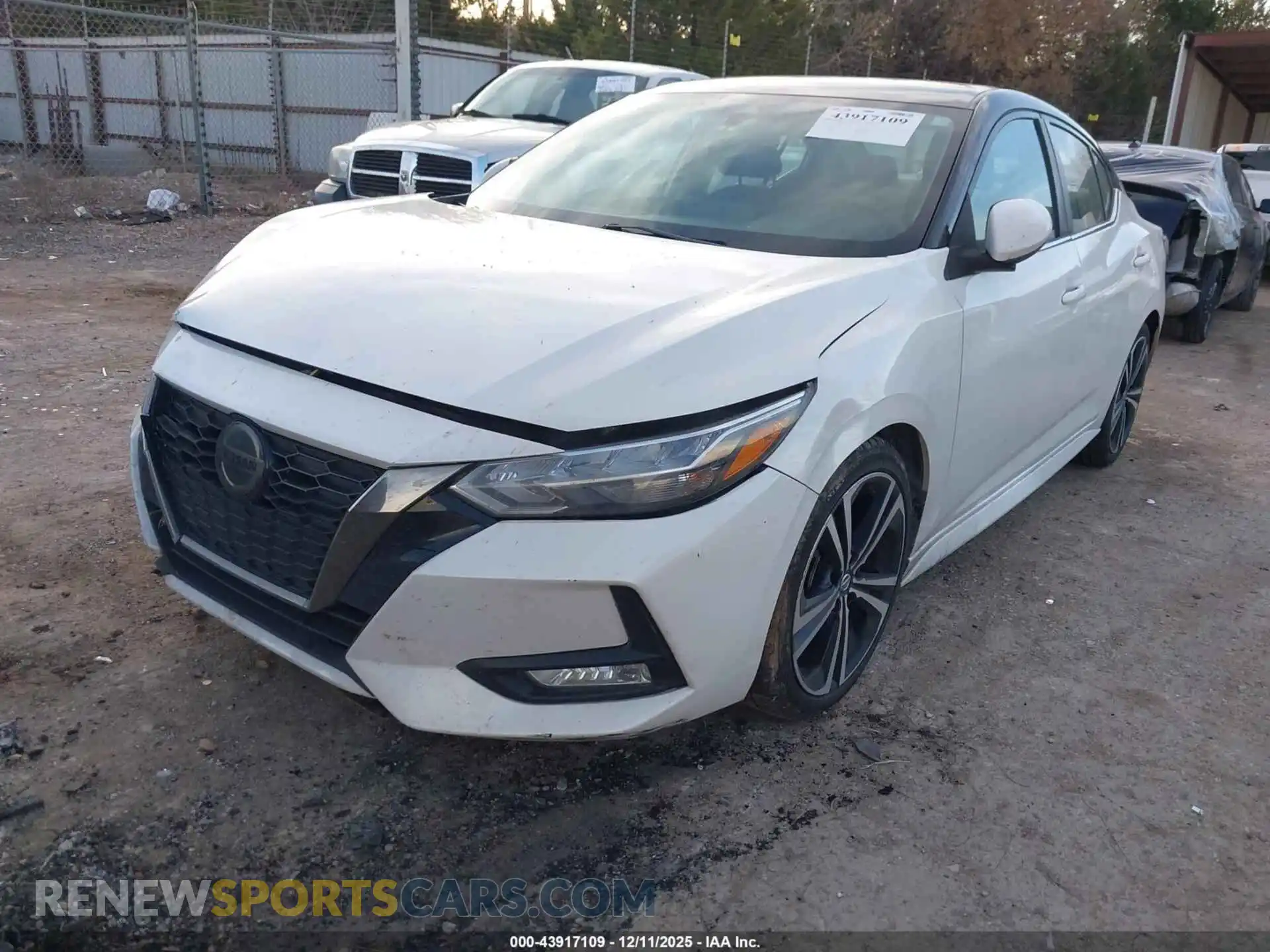 2 Photograph of a damaged car 3N1AB8DV0MY202192 NISSAN SENTRA 2021
