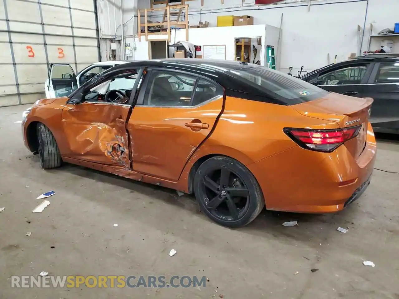 2 Photograph of a damaged car 3N1AB8DV0MY204444 NISSAN SENTRA 2021