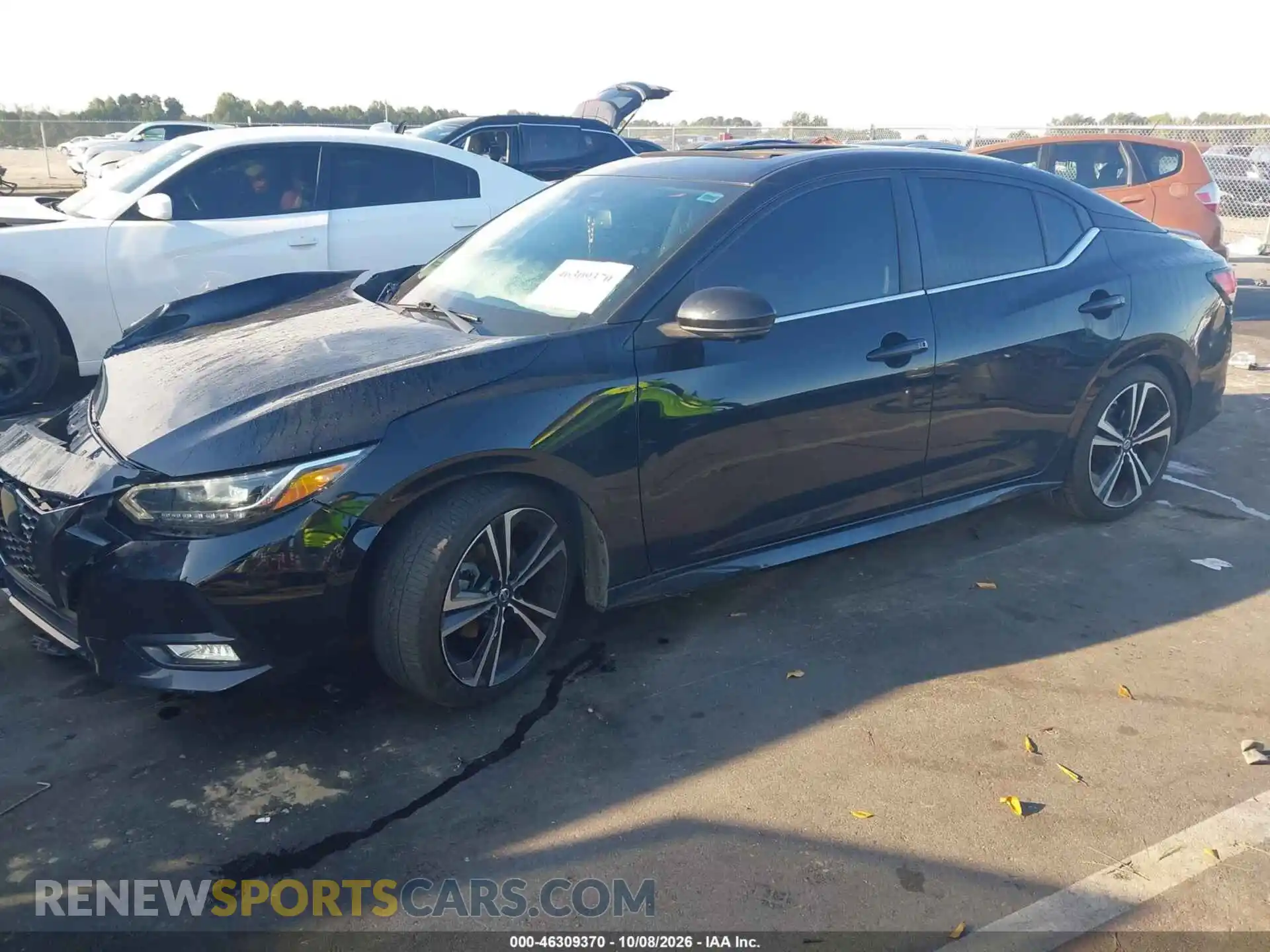 2 Photograph of a damaged car 3N1AB8DV0MY205187 NISSAN SENTRA 2021