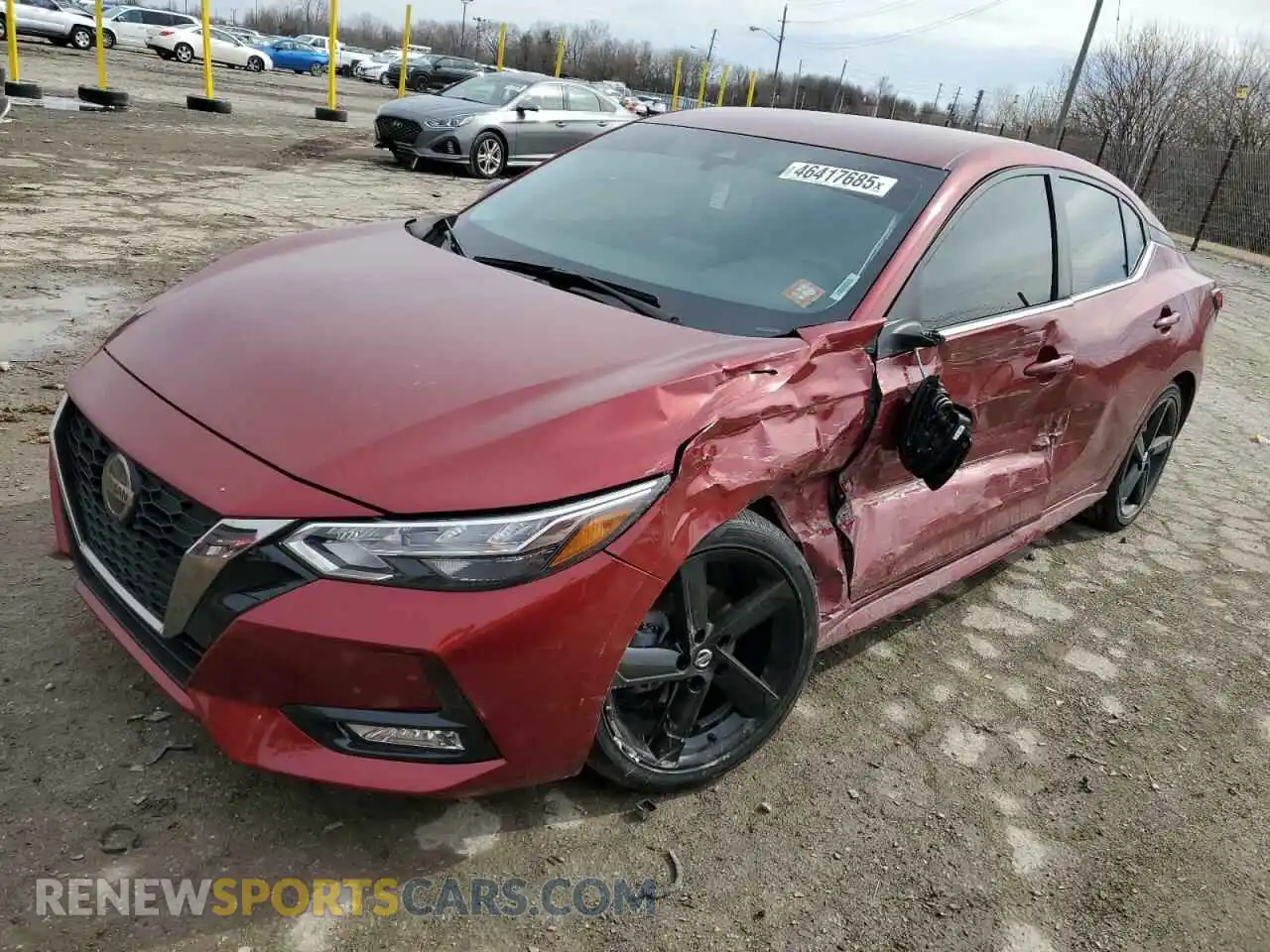 1 Photograph of a damaged car 3N1AB8DV0MY265907 NISSAN SENTRA 2021