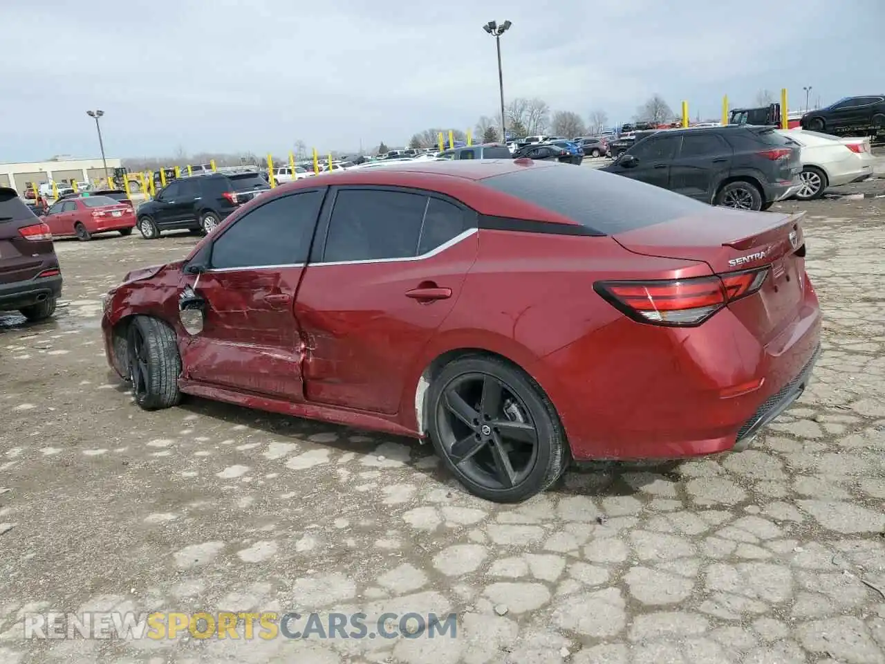 2 Photograph of a damaged car 3N1AB8DV0MY265907 NISSAN SENTRA 2021