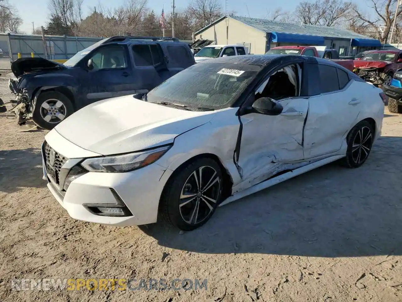 1 Photograph of a damaged car 3N1AB8DV1MY239249 NISSAN SENTRA 2021