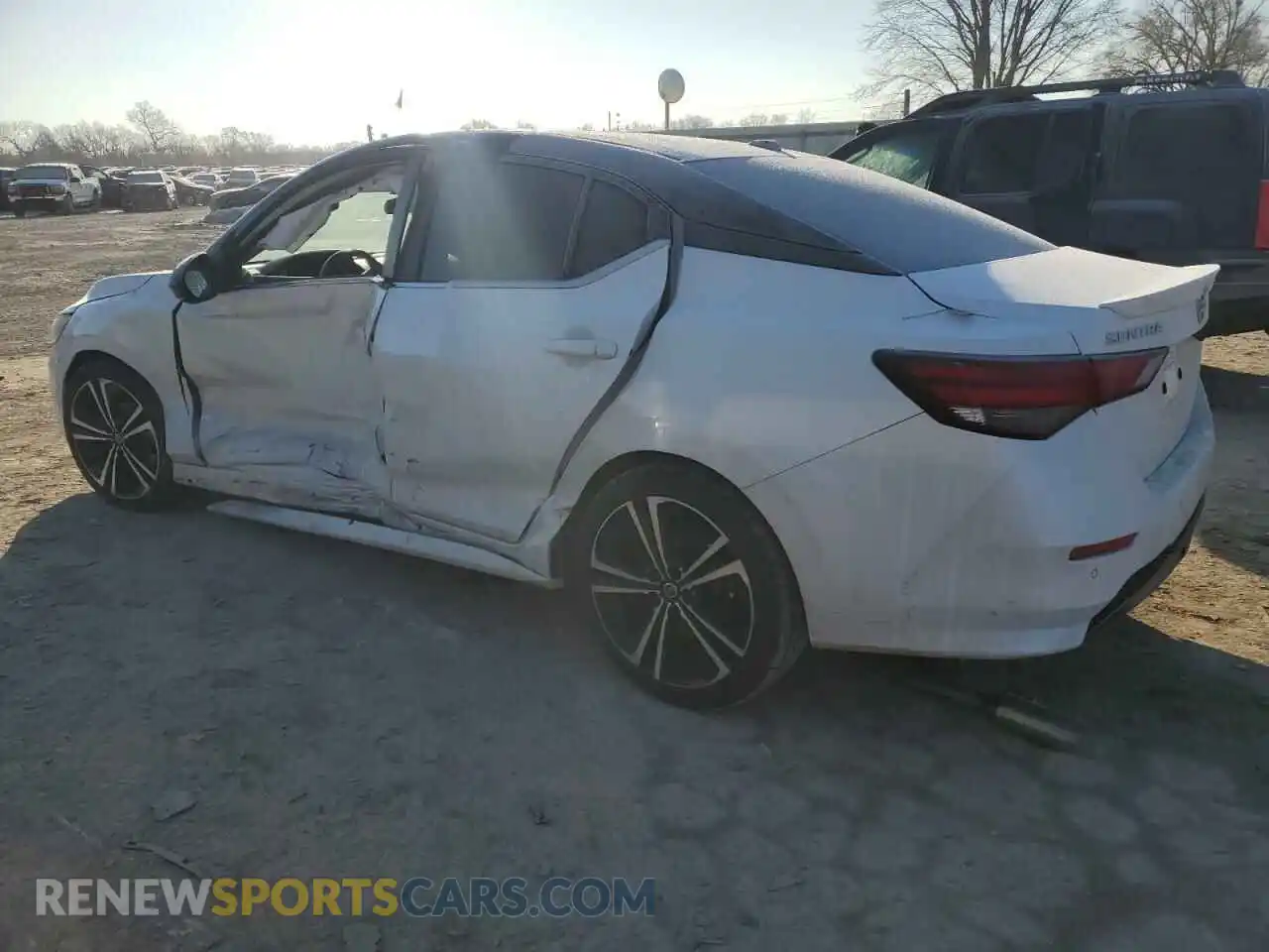 2 Photograph of a damaged car 3N1AB8DV1MY239249 NISSAN SENTRA 2021