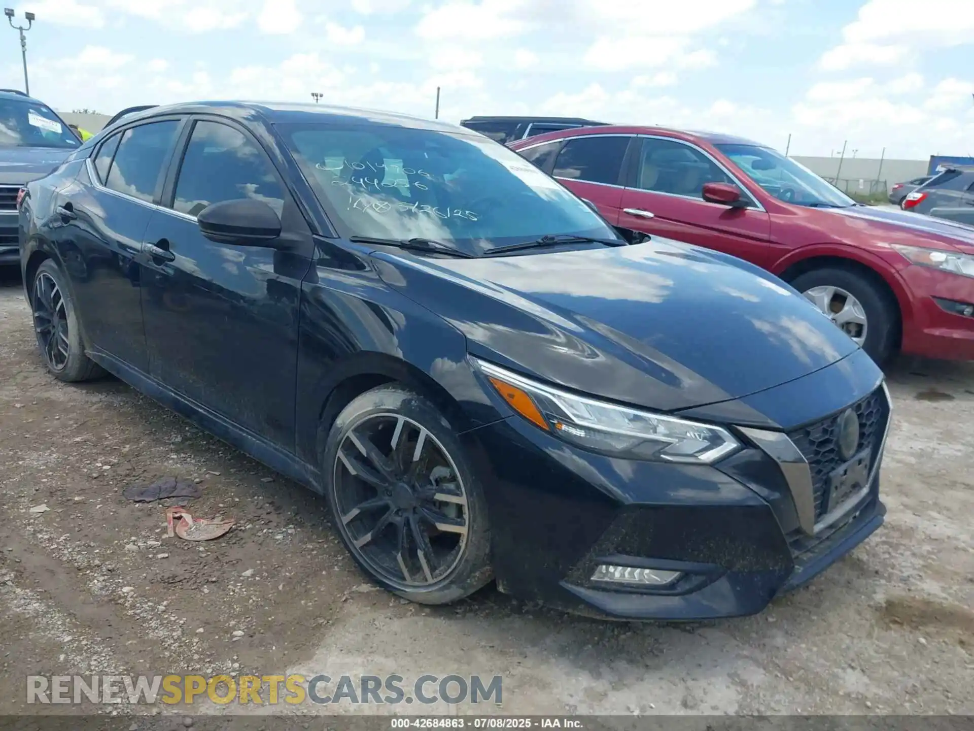 1 Photograph of a damaged car 3N1AB8DV1MY244256 NISSAN SENTRA 2021