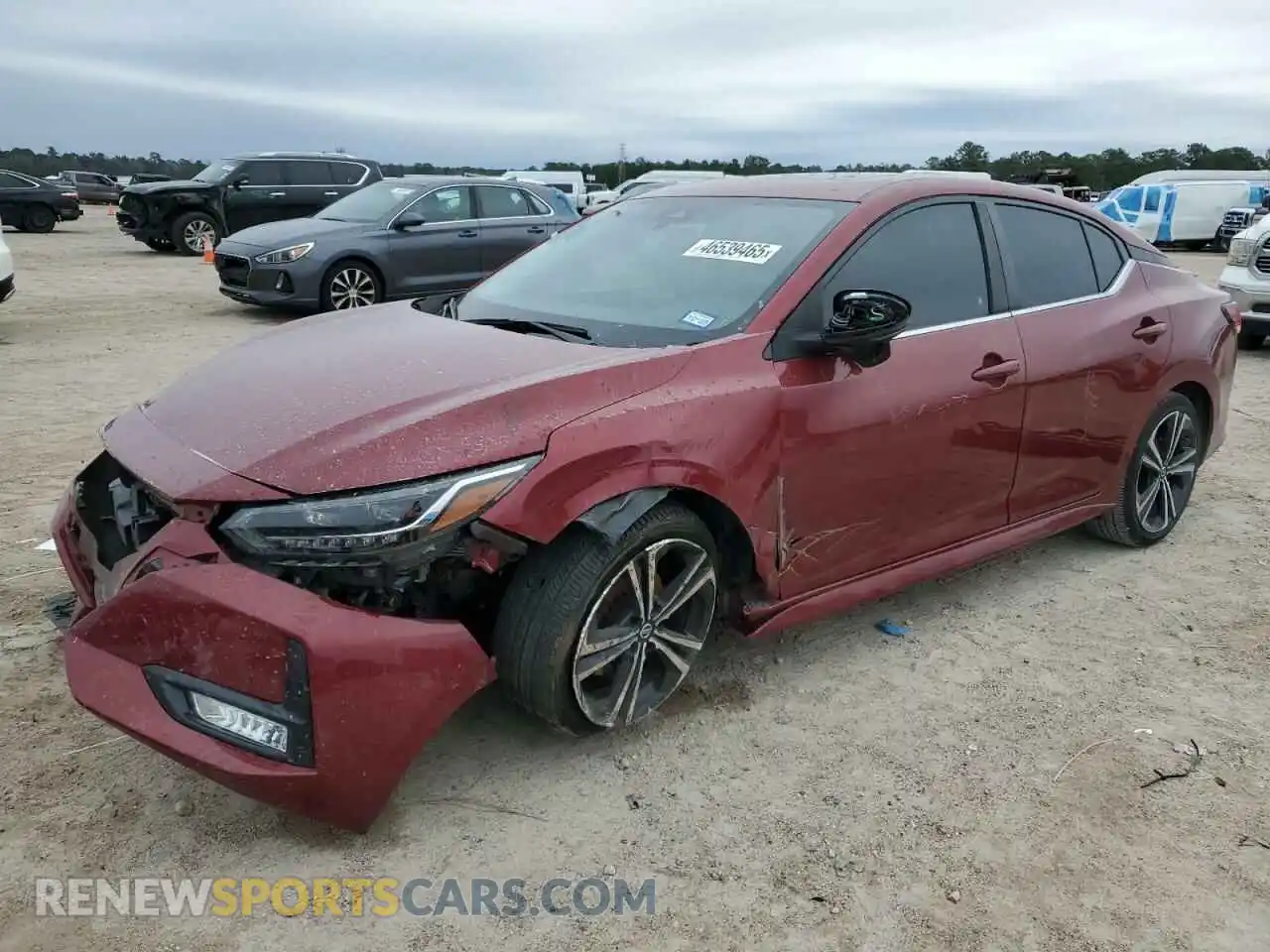 1 Photograph of a damaged car 3N1AB8DV1MY279282 NISSAN SENTRA 2021