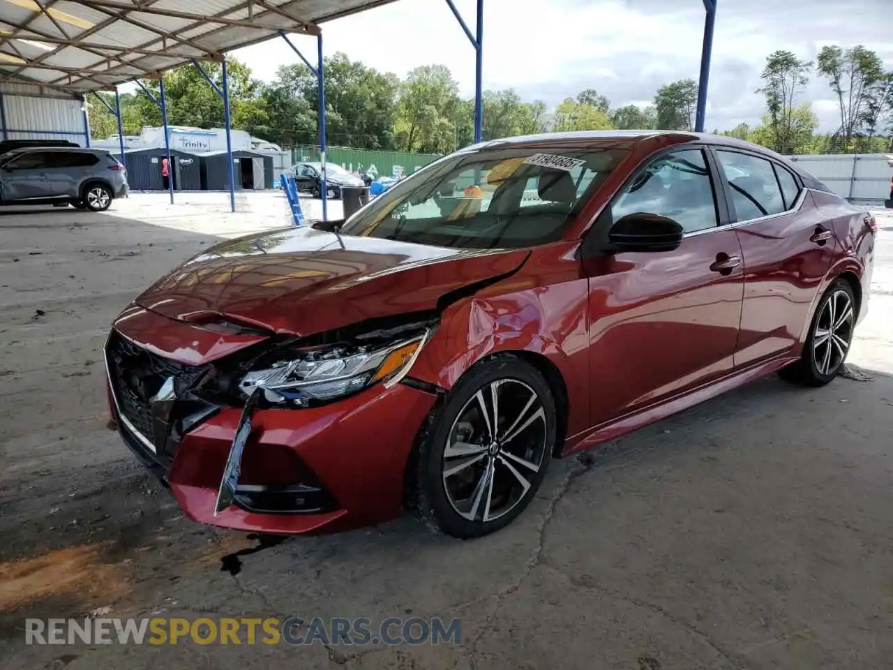 1 Photograph of a damaged car 3N1AB8DV1MY291075 NISSAN SENTRA 2021