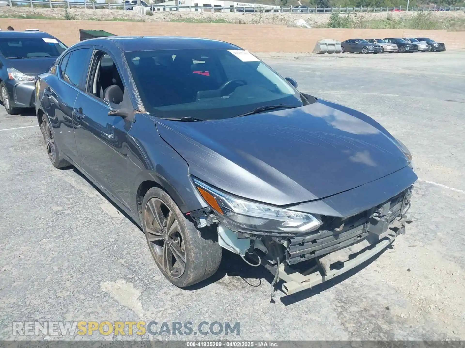 1 Photograph of a damaged car 3N1AB8DV1MY304374 NISSAN SENTRA 2021