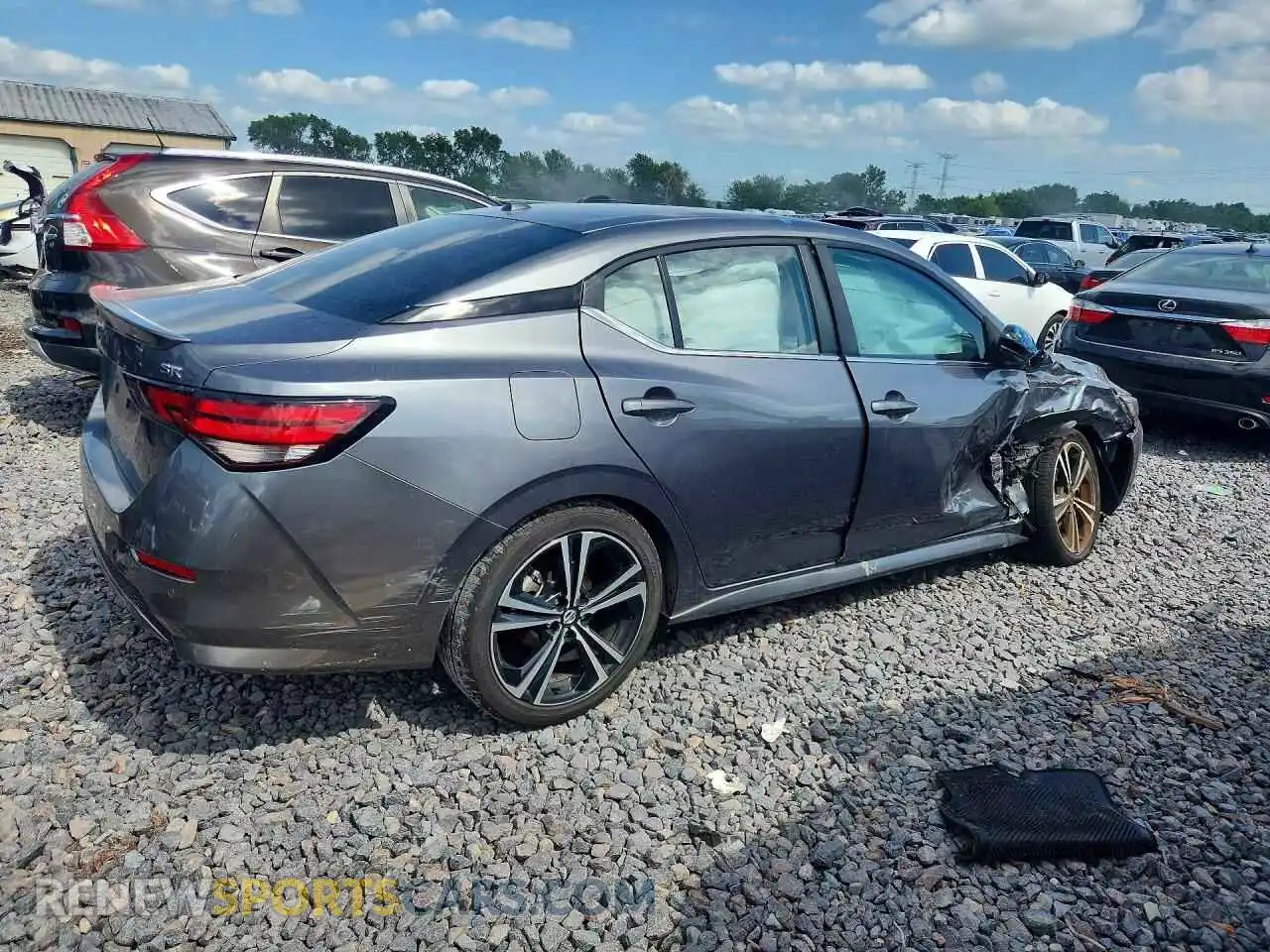 3 Photograph of a damaged car 3N1AB8DV1MY314435 NISSAN SENTRA 2021