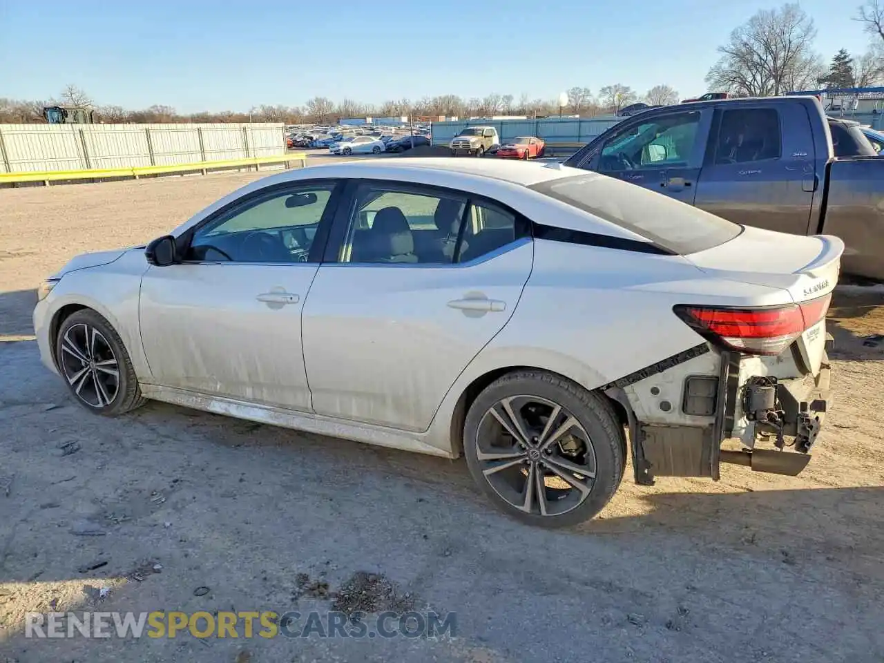 2 Photograph of a damaged car 3N1AB8DV1MY330599 NISSAN SENTRA 2021