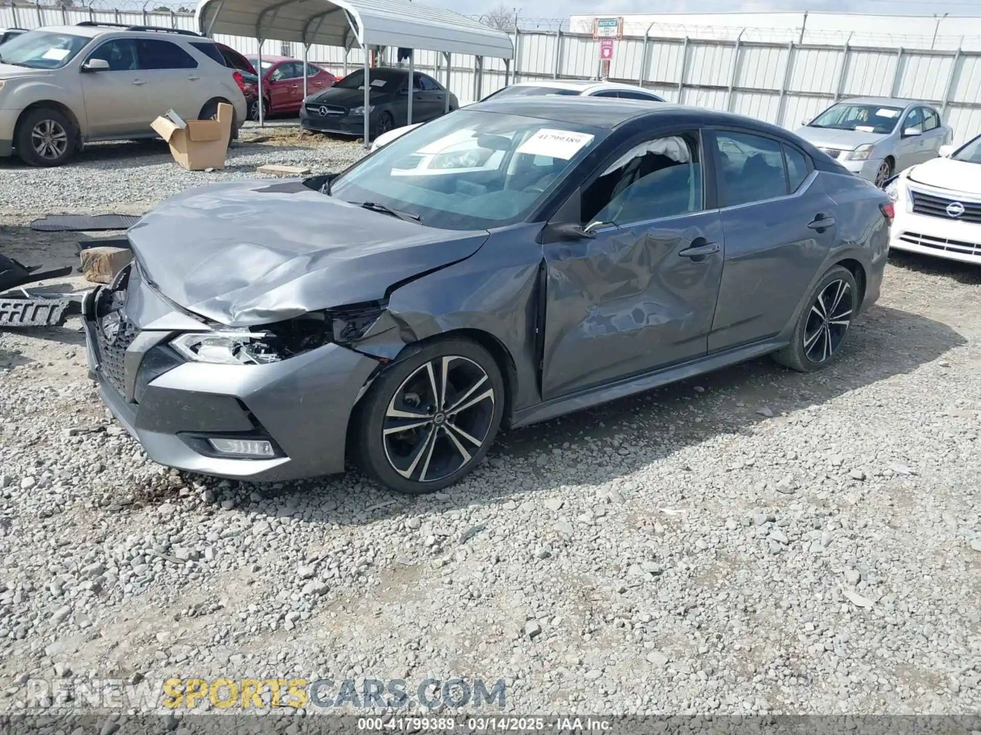 2 Photograph of a damaged car 3N1AB8DV2MY241785 NISSAN SENTRA 2021