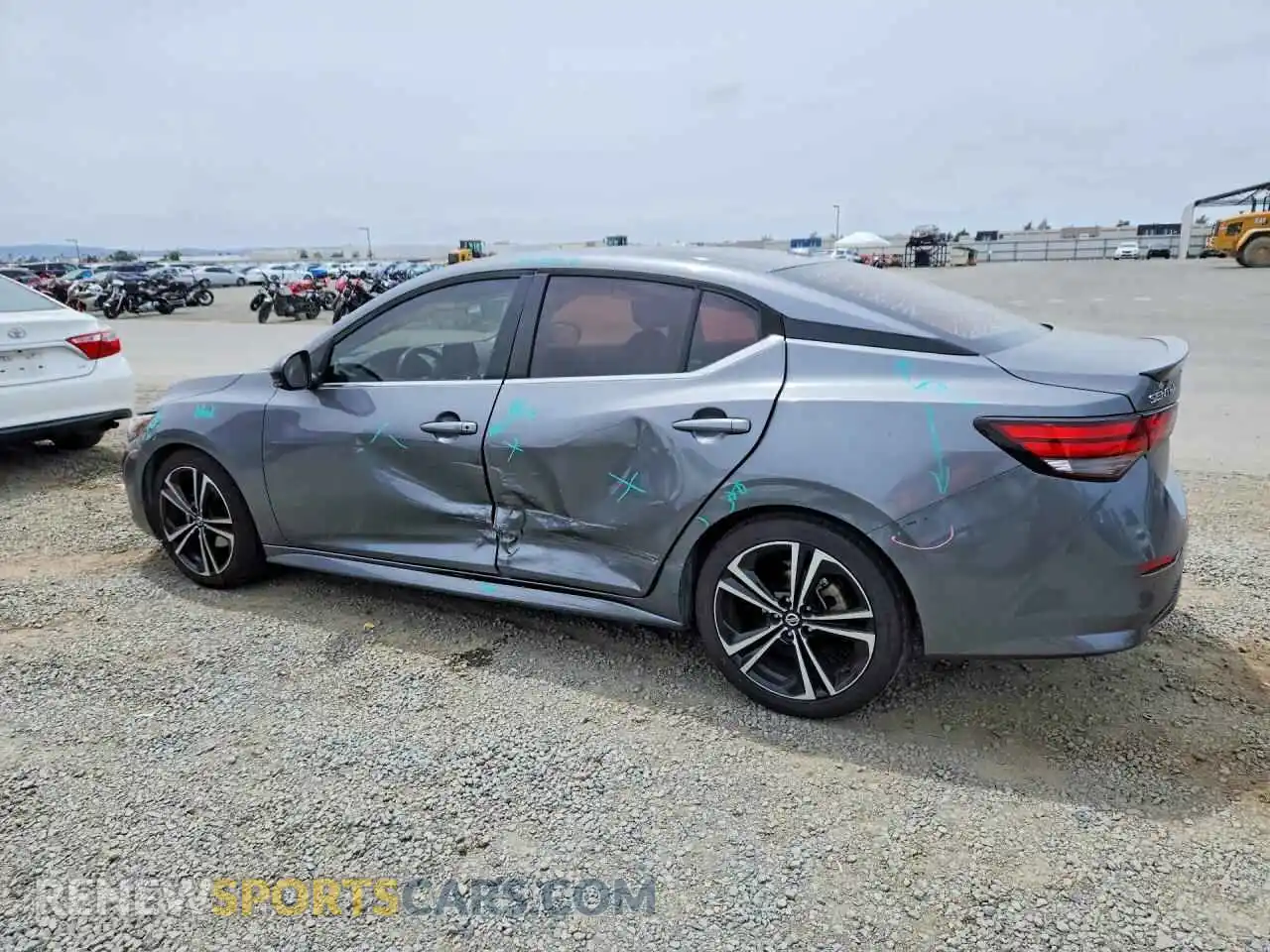 2 Photograph of a damaged car 3N1AB8DV2MY247456 NISSAN SENTRA 2021