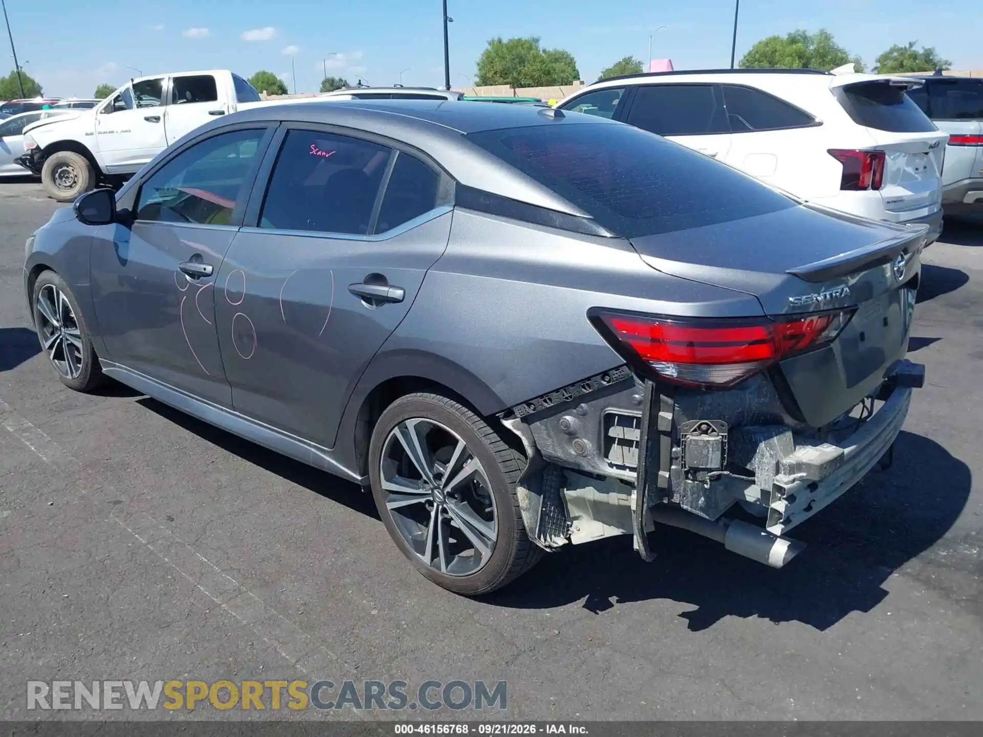 3 Photograph of a damaged car 3N1AB8DV2MY251023 NISSAN SENTRA 2021