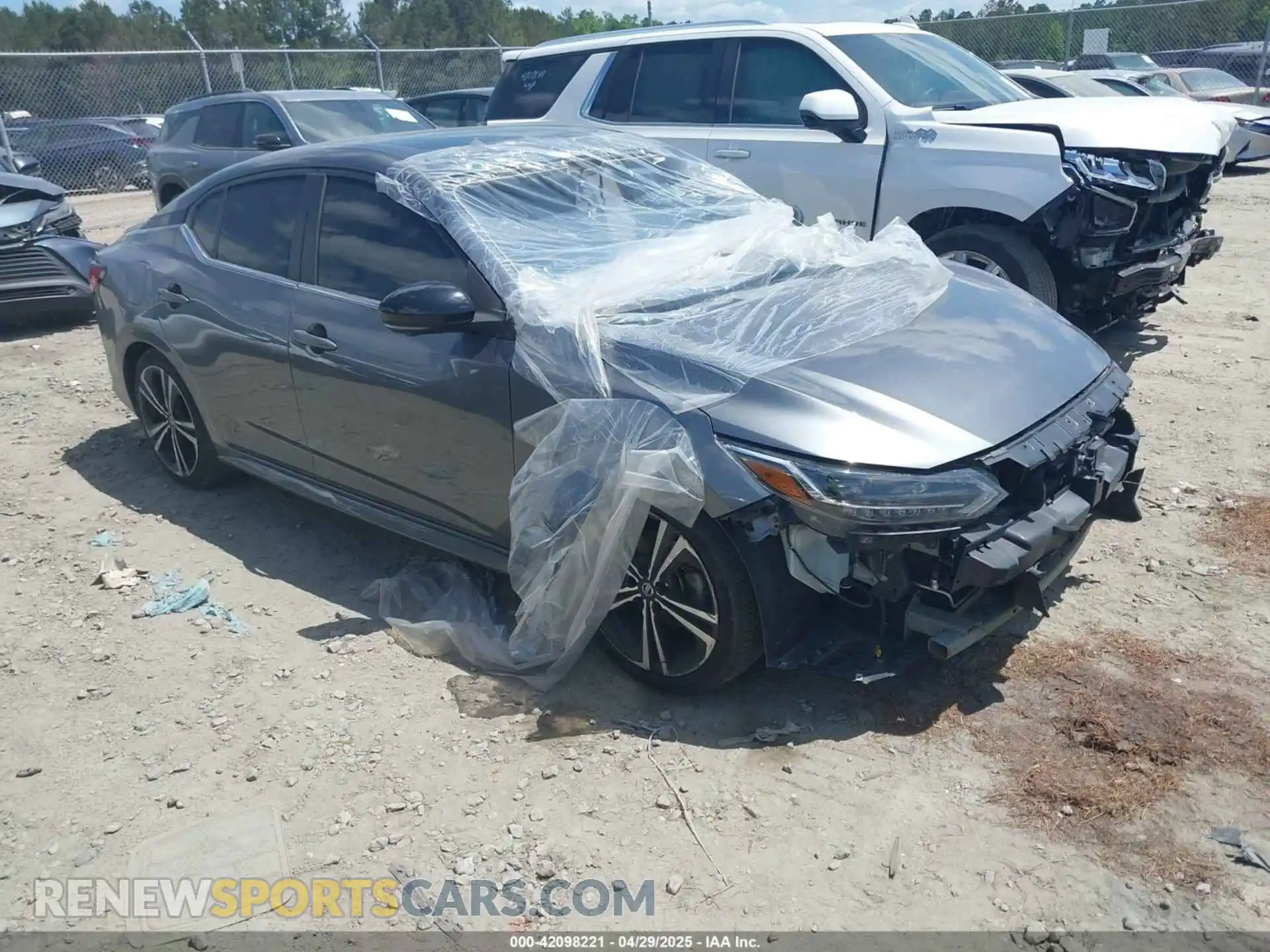 1 Photograph of a damaged car 3N1AB8DV2MY297984 NISSAN SENTRA 2021