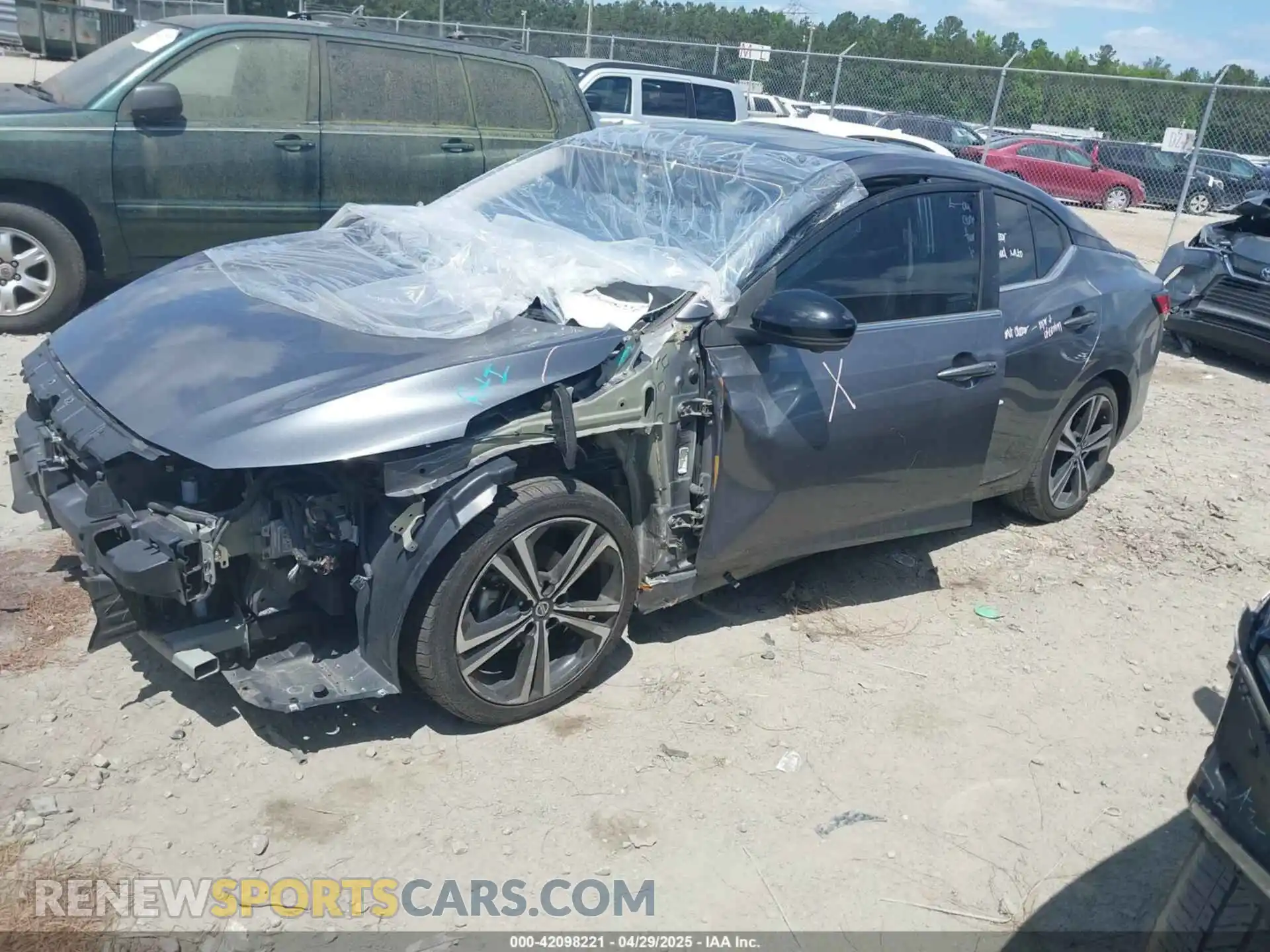 2 Photograph of a damaged car 3N1AB8DV2MY297984 NISSAN SENTRA 2021