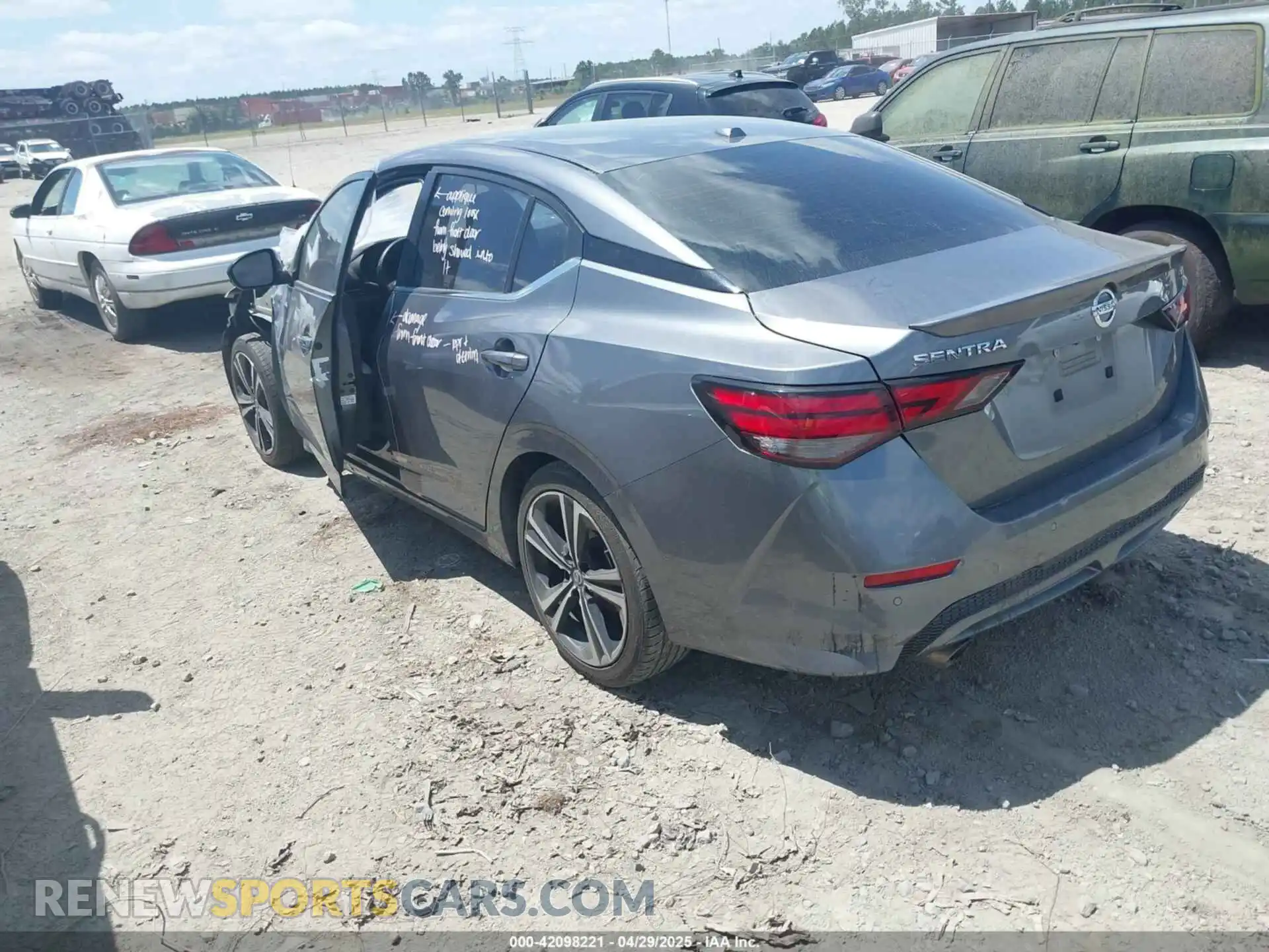 3 Photograph of a damaged car 3N1AB8DV2MY297984 NISSAN SENTRA 2021