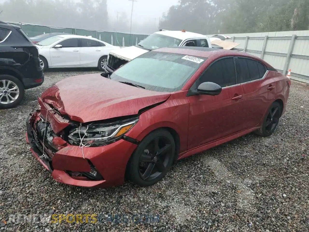 1 Photograph of a damaged car 3N1AB8DV2MY319501 NISSAN SENTRA 2021