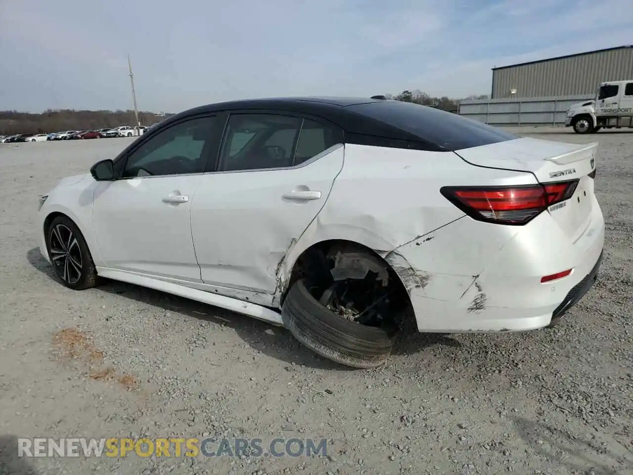 2 Photograph of a damaged car 3N1AB8DV3MY207953 NISSAN SENTRA 2021