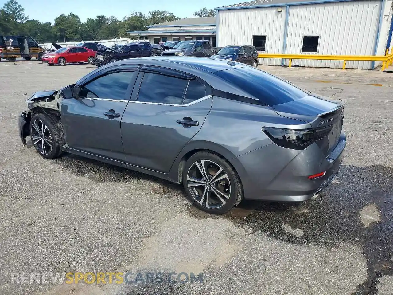 2 fotografías del automóvil dañado 3N1AB8DV3MY230231 NISSAN SENTRA 2021