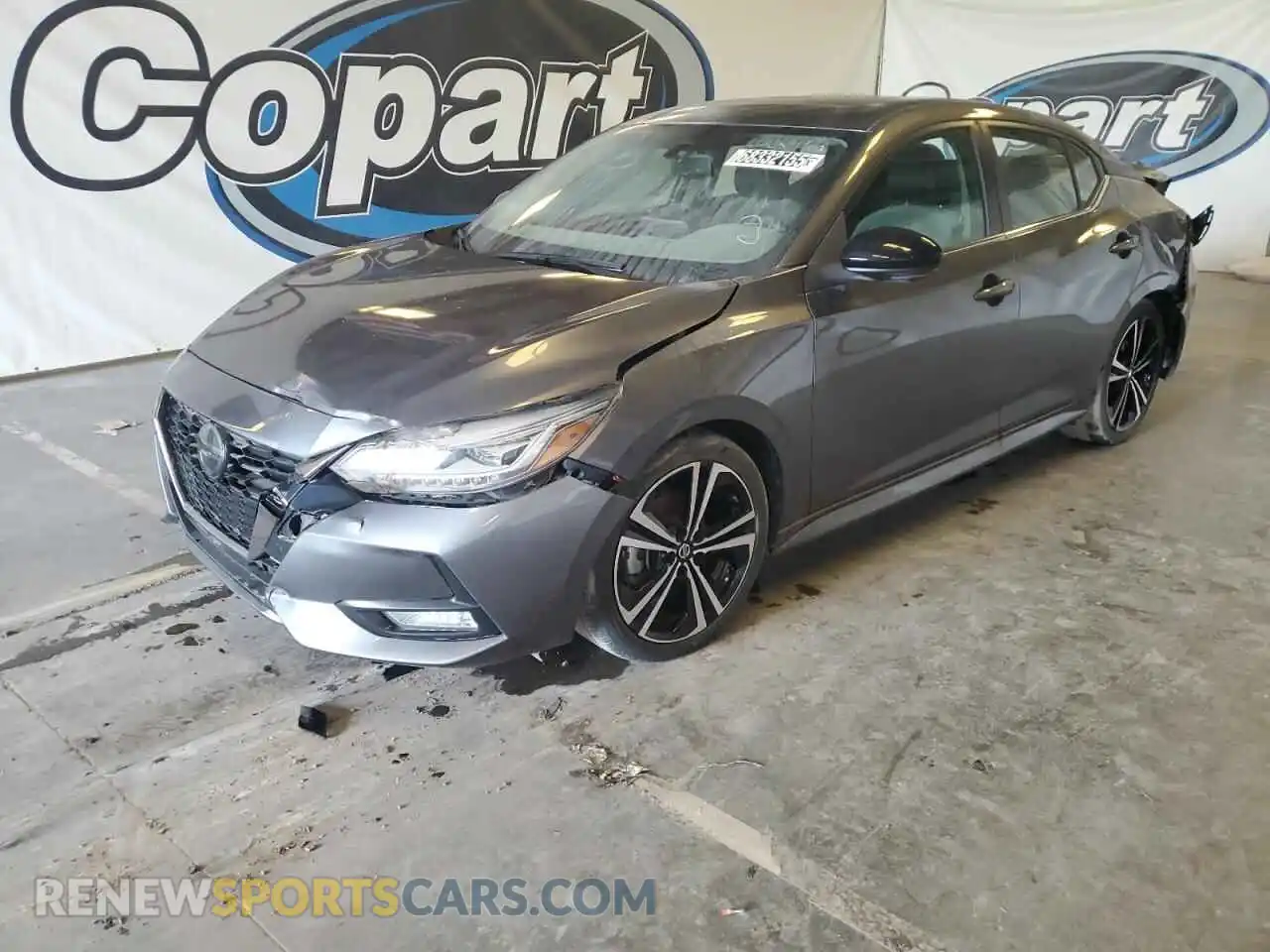 1 Photograph of a damaged car 3N1AB8DV3MY283351 NISSAN SENTRA 2021