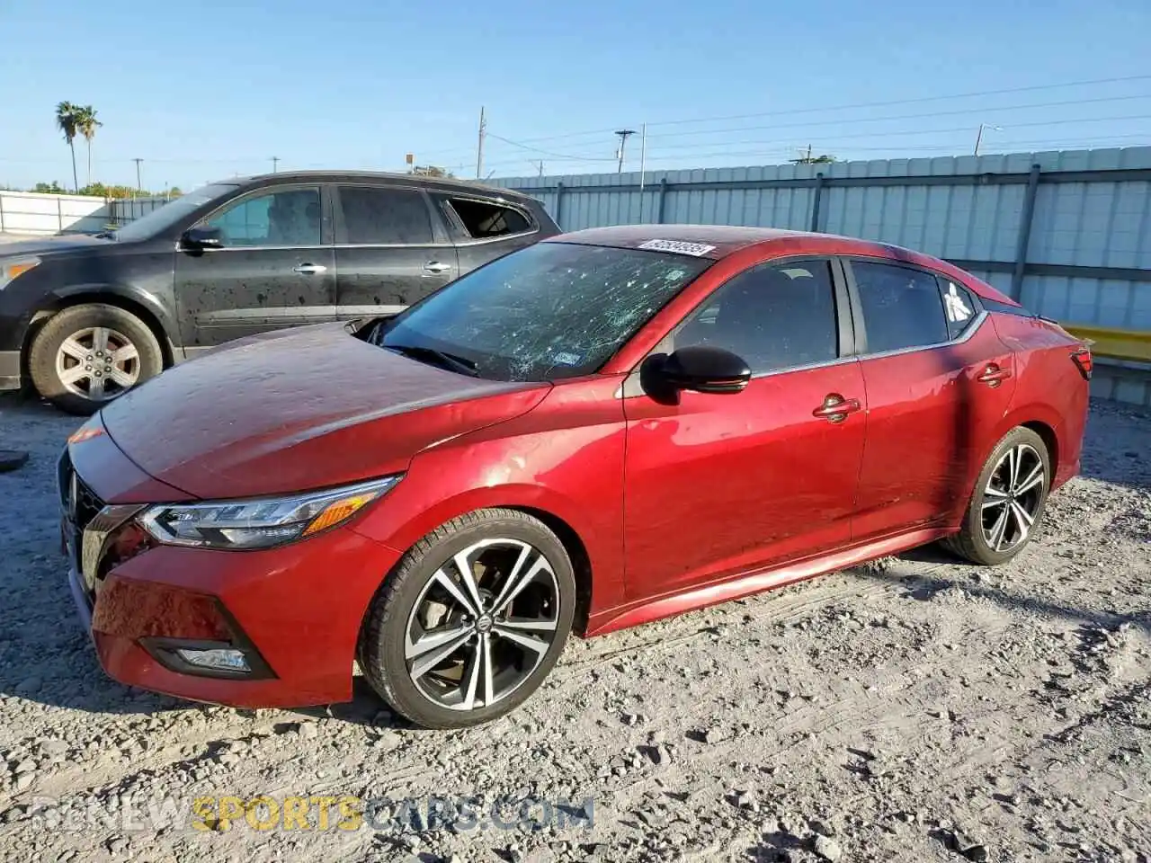 1 Photograph of a damaged car 3N1AB8DV3MY285391 NISSAN SENTRA 2021