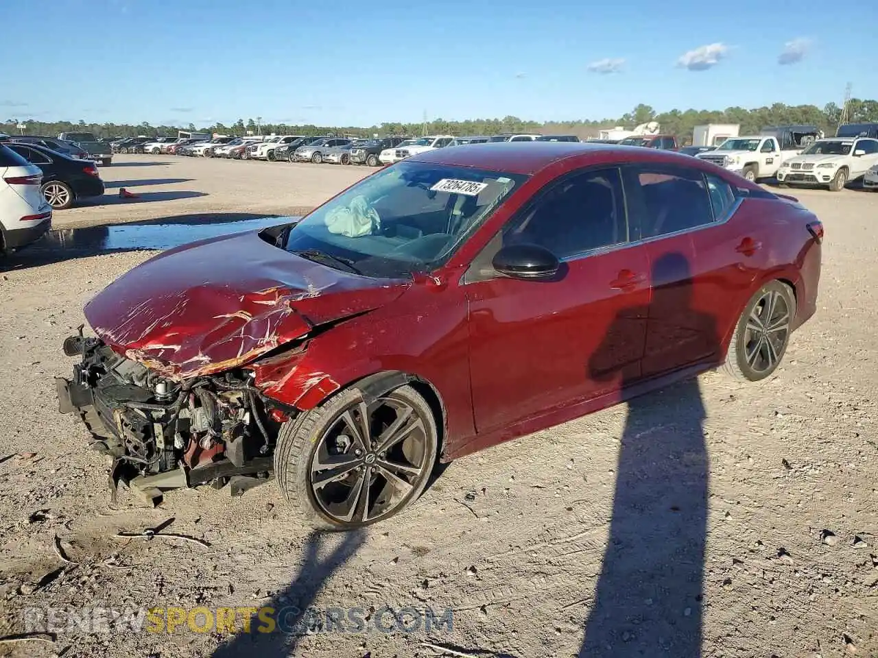 1 Photograph of a damaged car 3N1AB8DV3MY288209 NISSAN SENTRA 2021